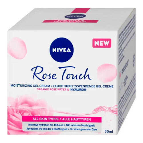 Hydratačný denný gél-krém Rose Touch (Moisturizing Gel-Cream) 50 ml