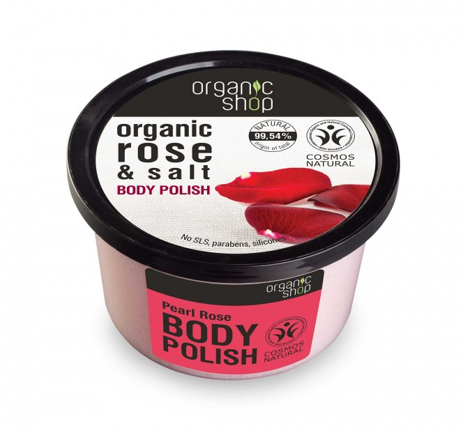 Tělo vý peeling Růže a soľ ( Body Polish) 250 ml