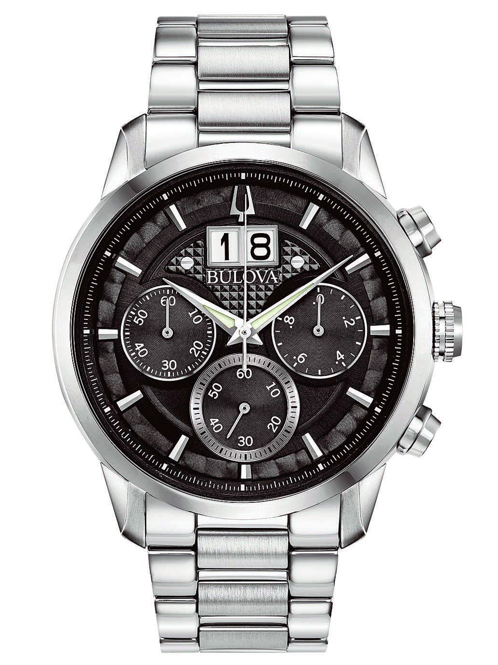 Bulova 96B319 Sutton Classic Chronograph 44mm 3ATM