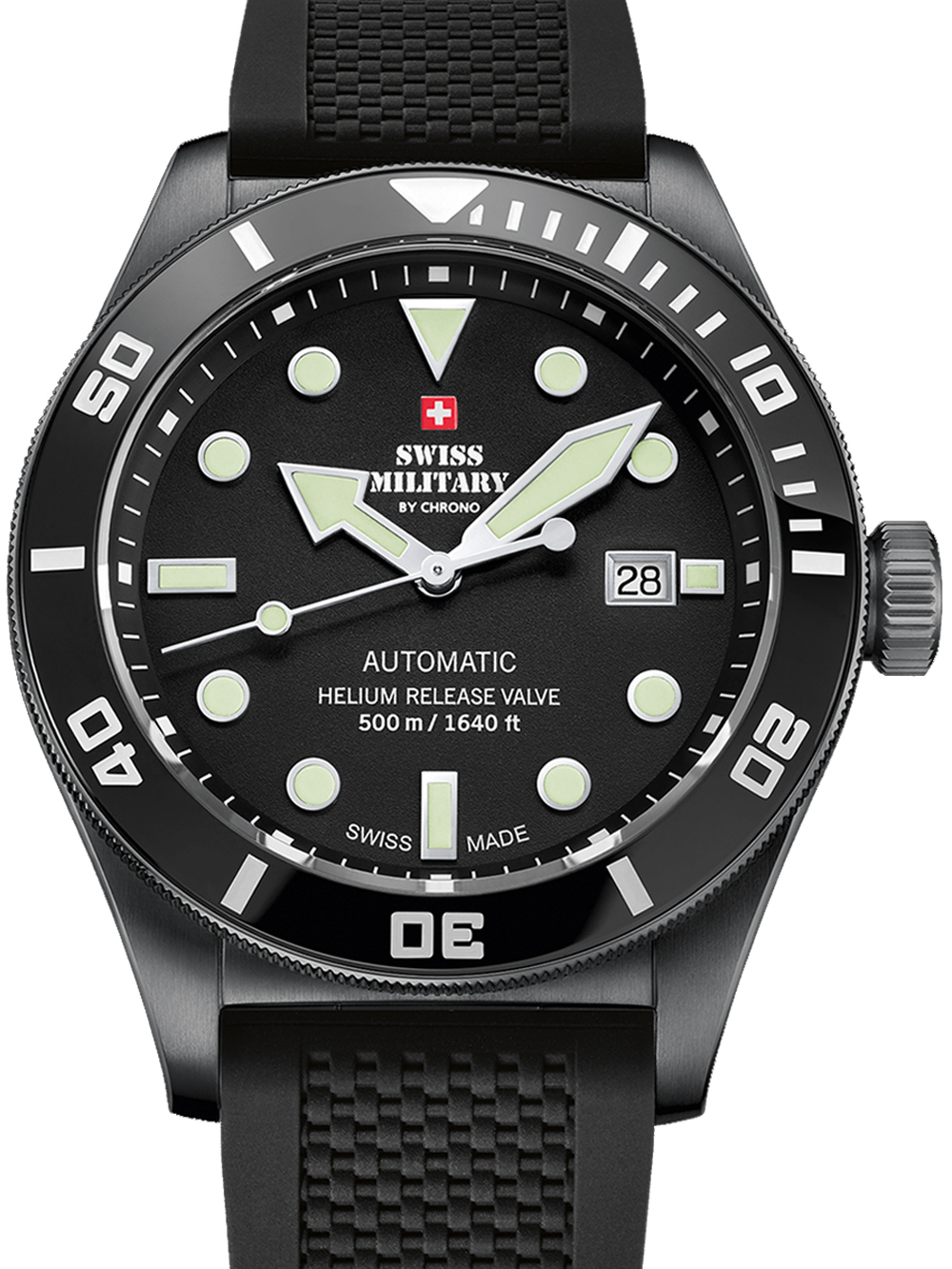 Swiss Military SMA34075.05 Diver automatic 44 mm 50ATM 