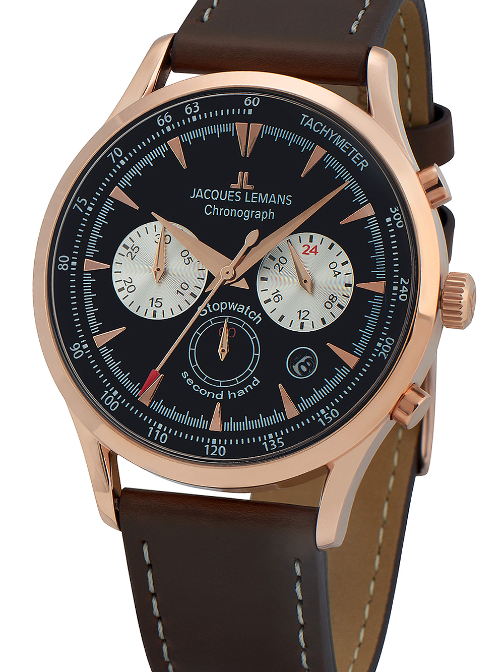 Jacques Lemans 1-2068G Retro Classic chrono men´s 41mm 5ATM