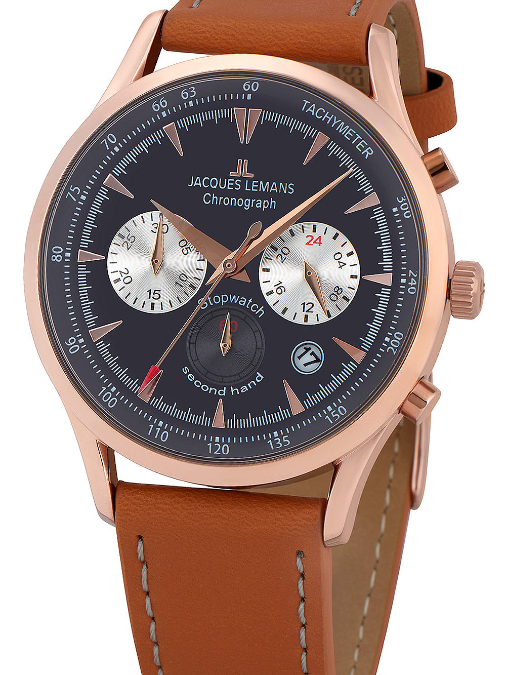 Jacques Lemans 1-2068F Retro Classic chrono men´s 41mm 5ATM