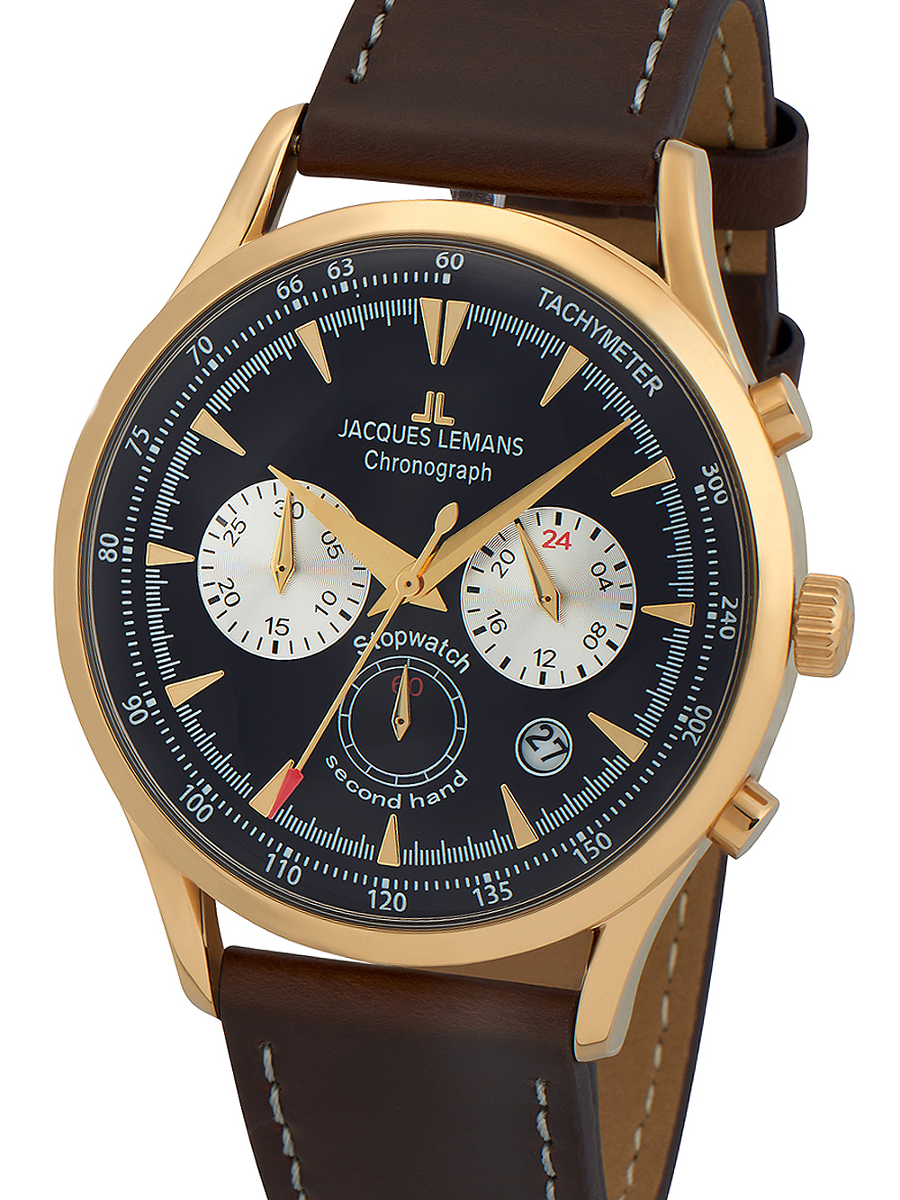 Jacques Lemans 1-2068K Retro Classic chrono men´s 41mm 5ATM