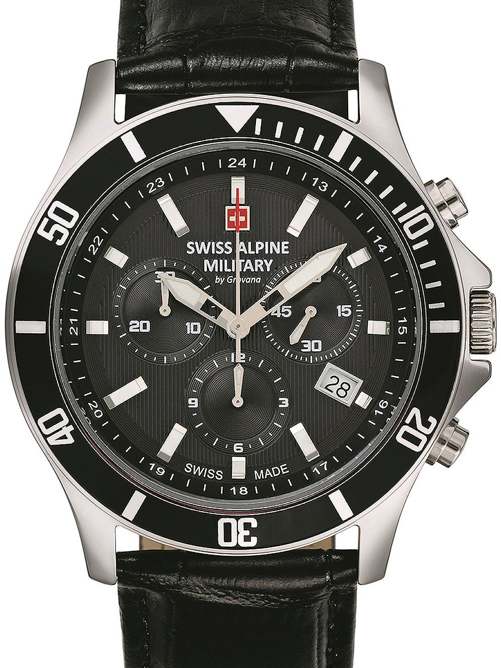 Swiss Alpine Military 7022.9537 chronograph 42mm 10ATM