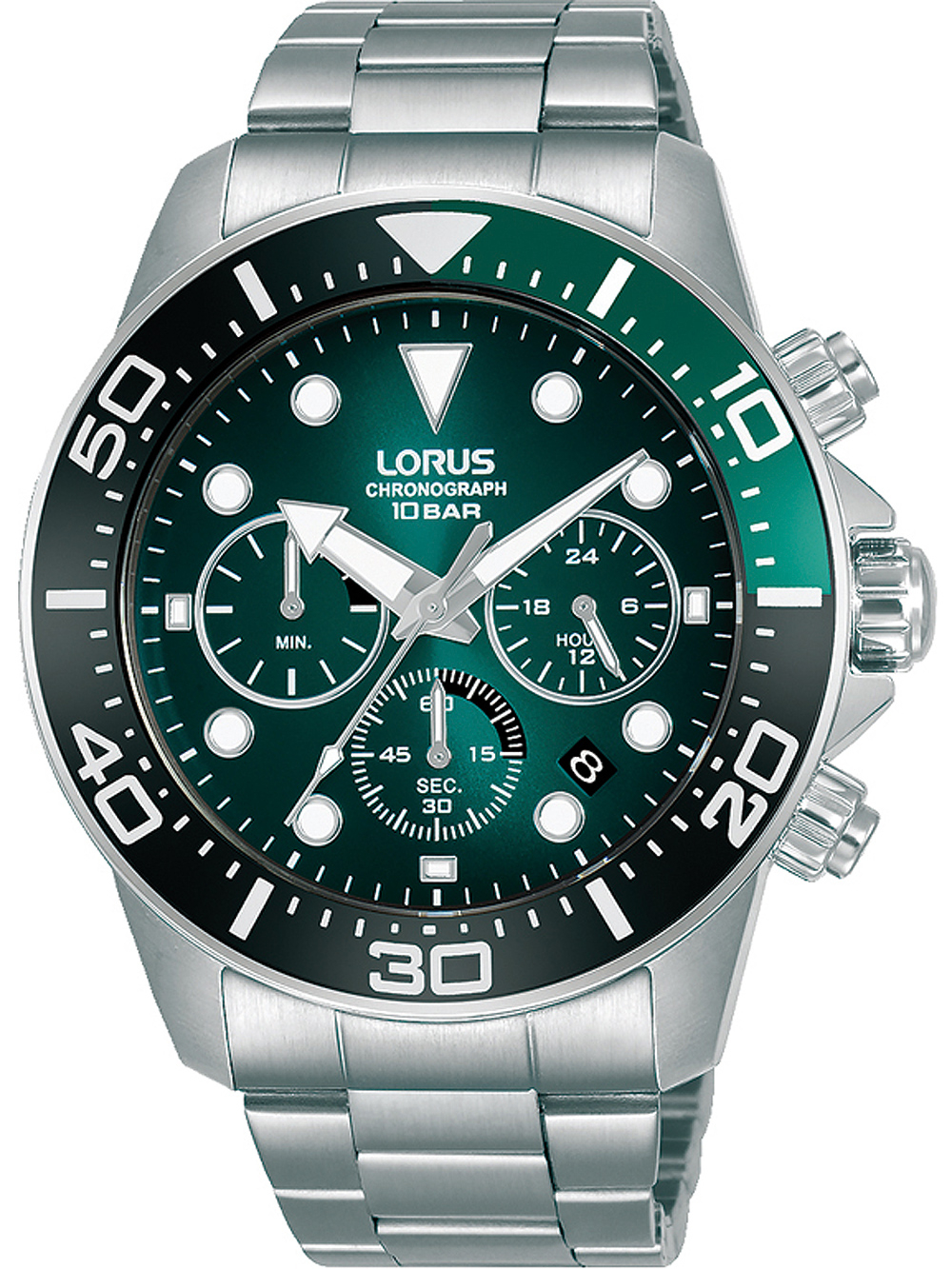 Lorus RT341JX9 chrono men`s 43mm 10ATM