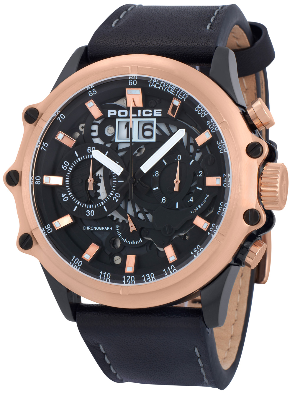 Police PL16018JSBR.02 Luang chronograph 49mm 3ATM