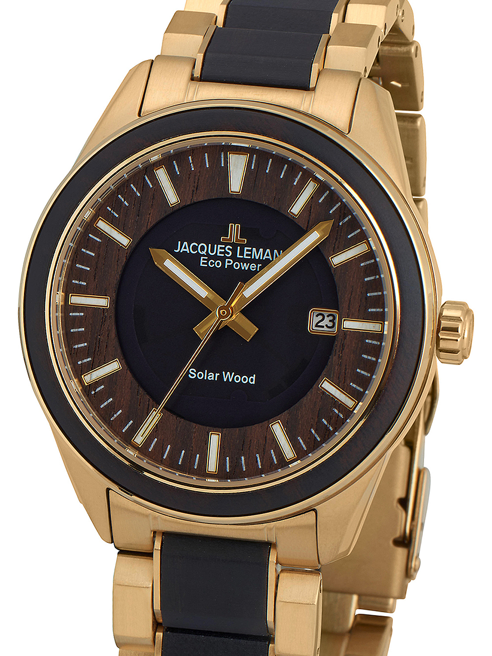 Jacques Lemans 1-2116J Eco Power Wood 40mm 10ATM