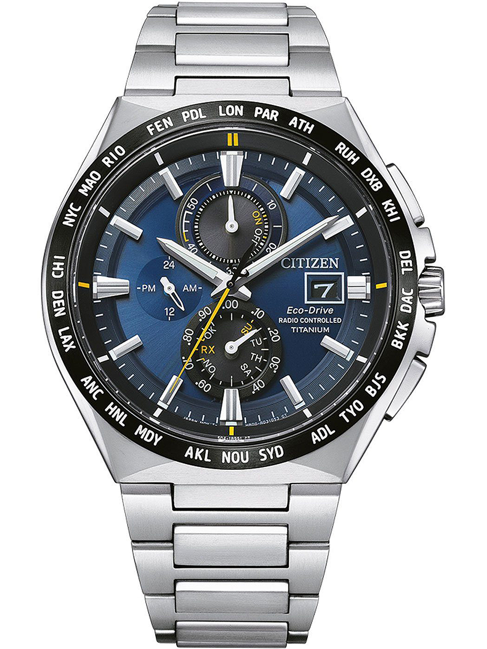 Citizen AT8234-85L Eco-Drive radio controlled Titanium 40mm 10ATM