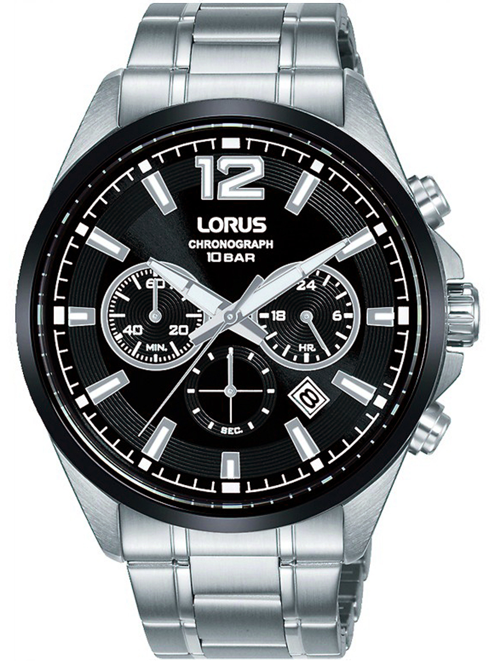 Lorus RT381JX9 chronograph men`s 43mm 10ATM