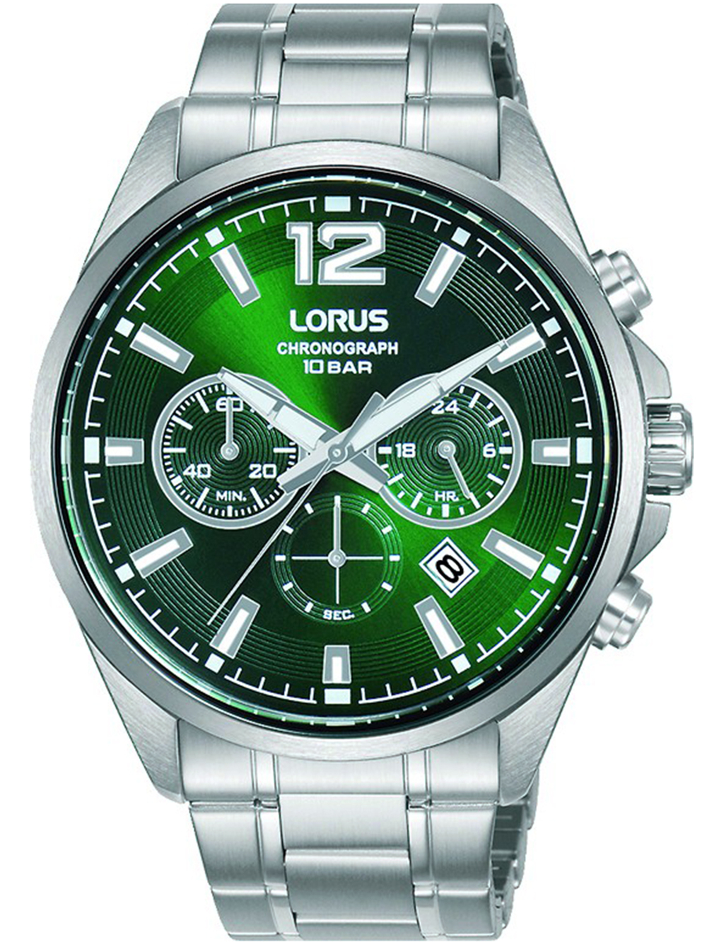 Lorus RT385JX9 chronograph men`s 43mm 10ATM