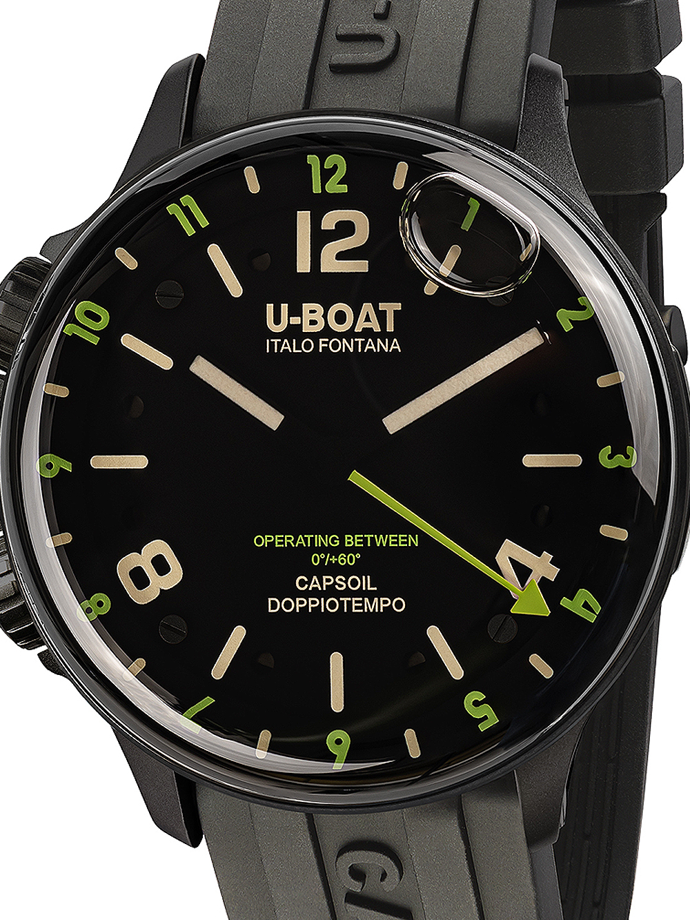 U-Boat 8840/B Capsoil Doppiotempo DLC GMT 45mm 10ATM