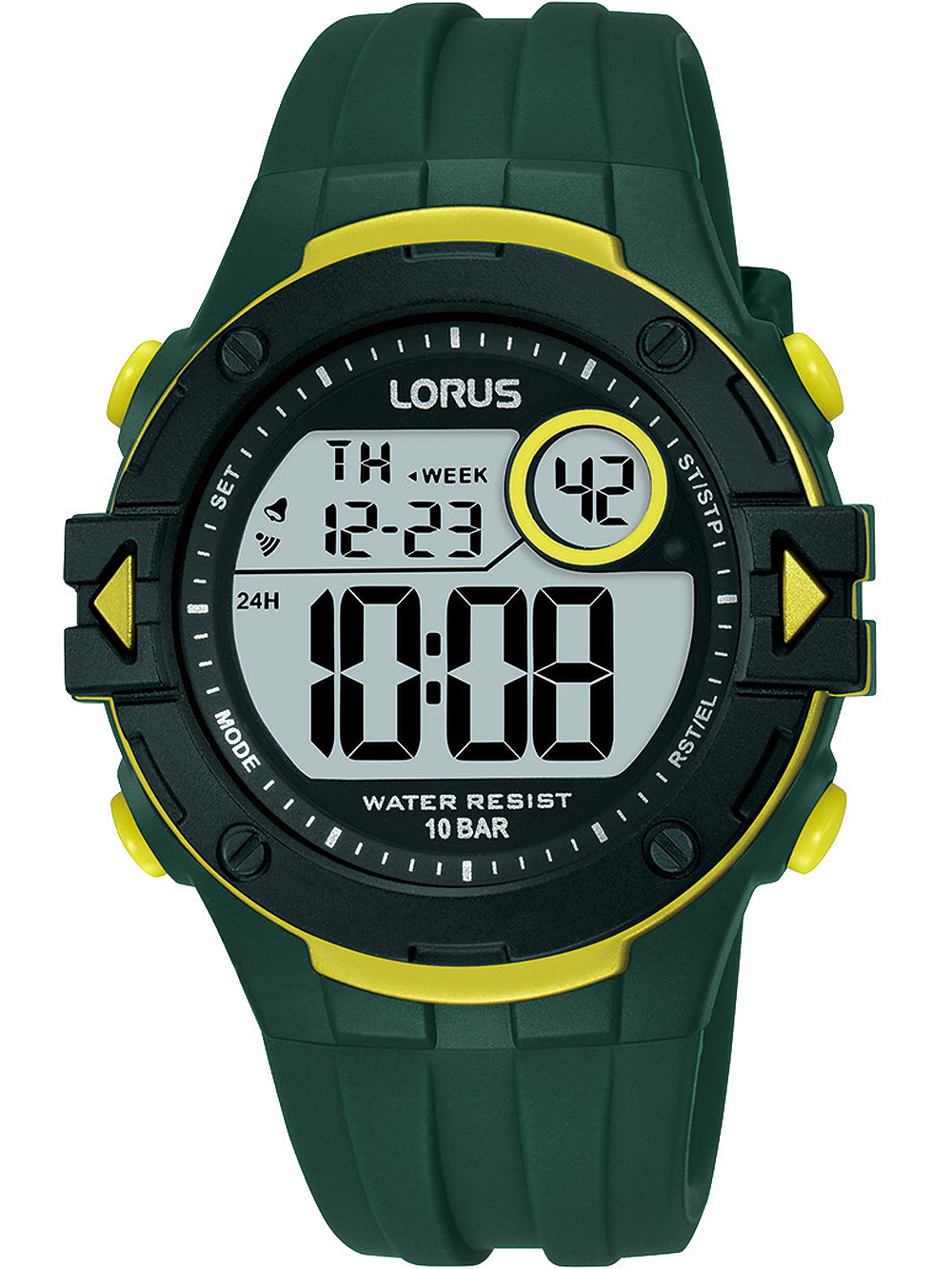 Lorus R2327PX9 Digital Mens Watch 40mm 10ATM