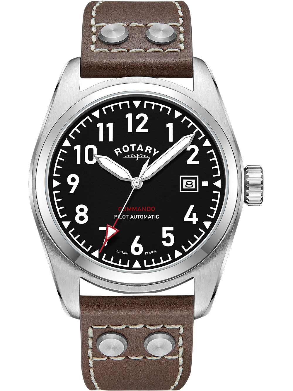 Rotary GS05470/19 Commando Mens Watch 42mm 10ATM