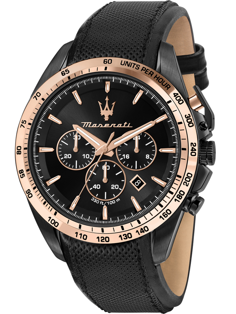 Maserati R8871612036 Traguardo Chronograph Mens Watch 45mm 10ATM