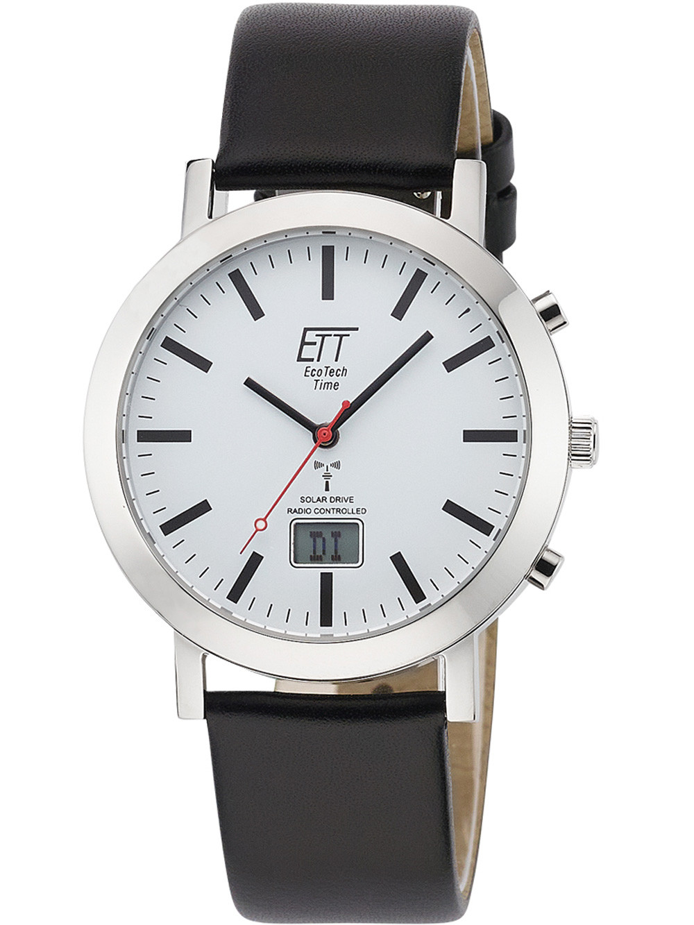 ETT EGS-11577-11L Mens Watch Solar Radio-Controlled 41mm 5ATM