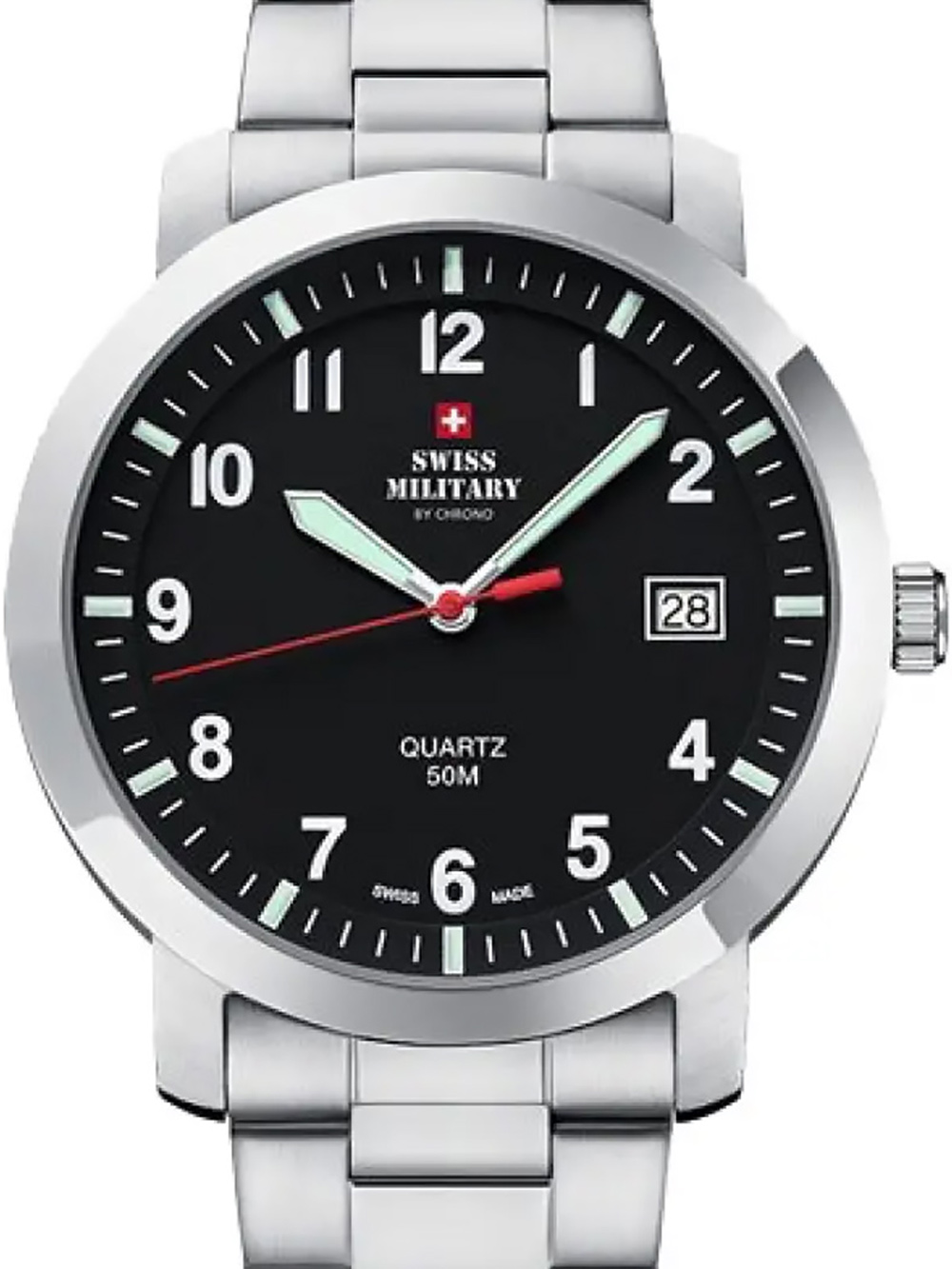 Swiss Military SM34083.07 Mens Watch 40mm 5ATM