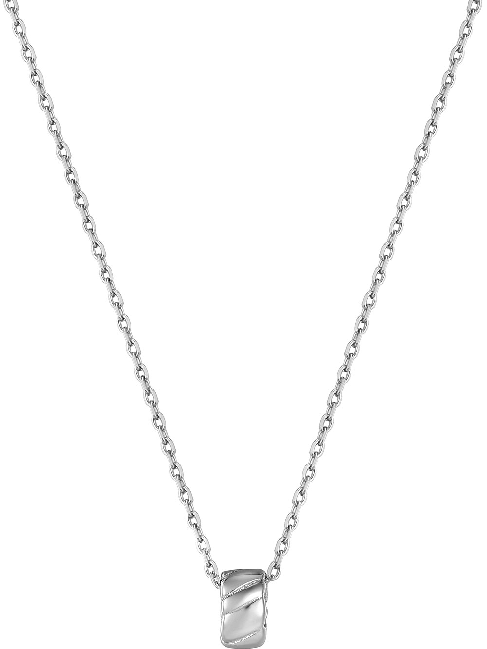 ANIA HAIE N038-03H Smooth Twist Ladies Necklace, adjustable