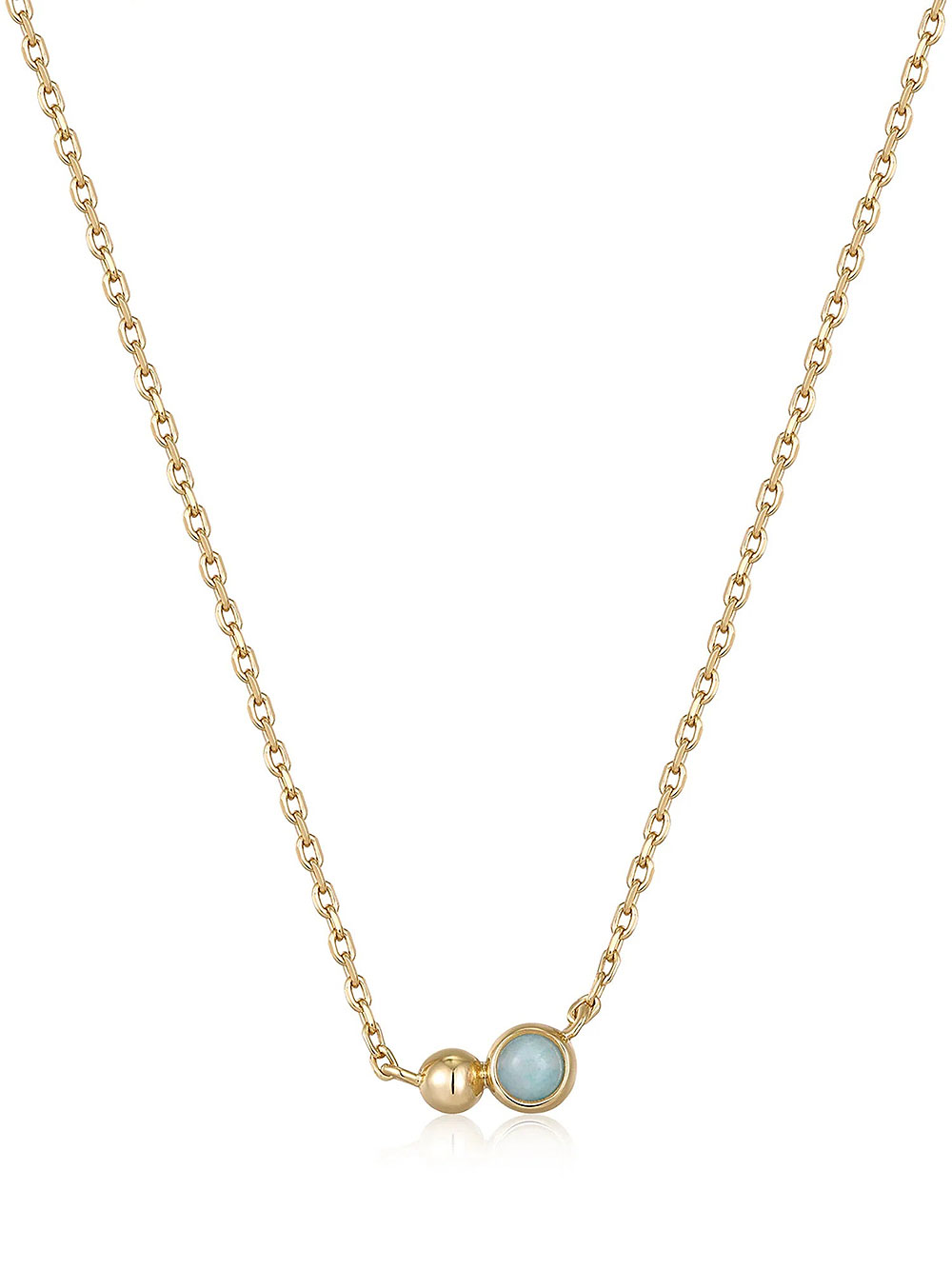 ANIA HAIE N045-02G-AM Spaced Out Ladies Necklace, adjustable