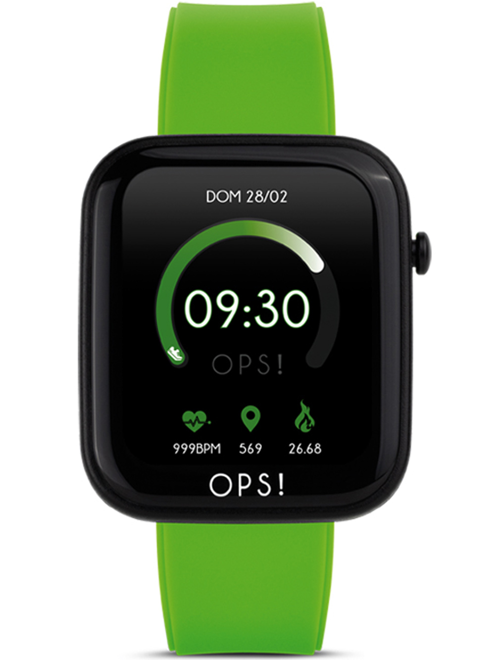 OPS!SMART OPSSW-07 Active Smartwatch Unisex 38mm