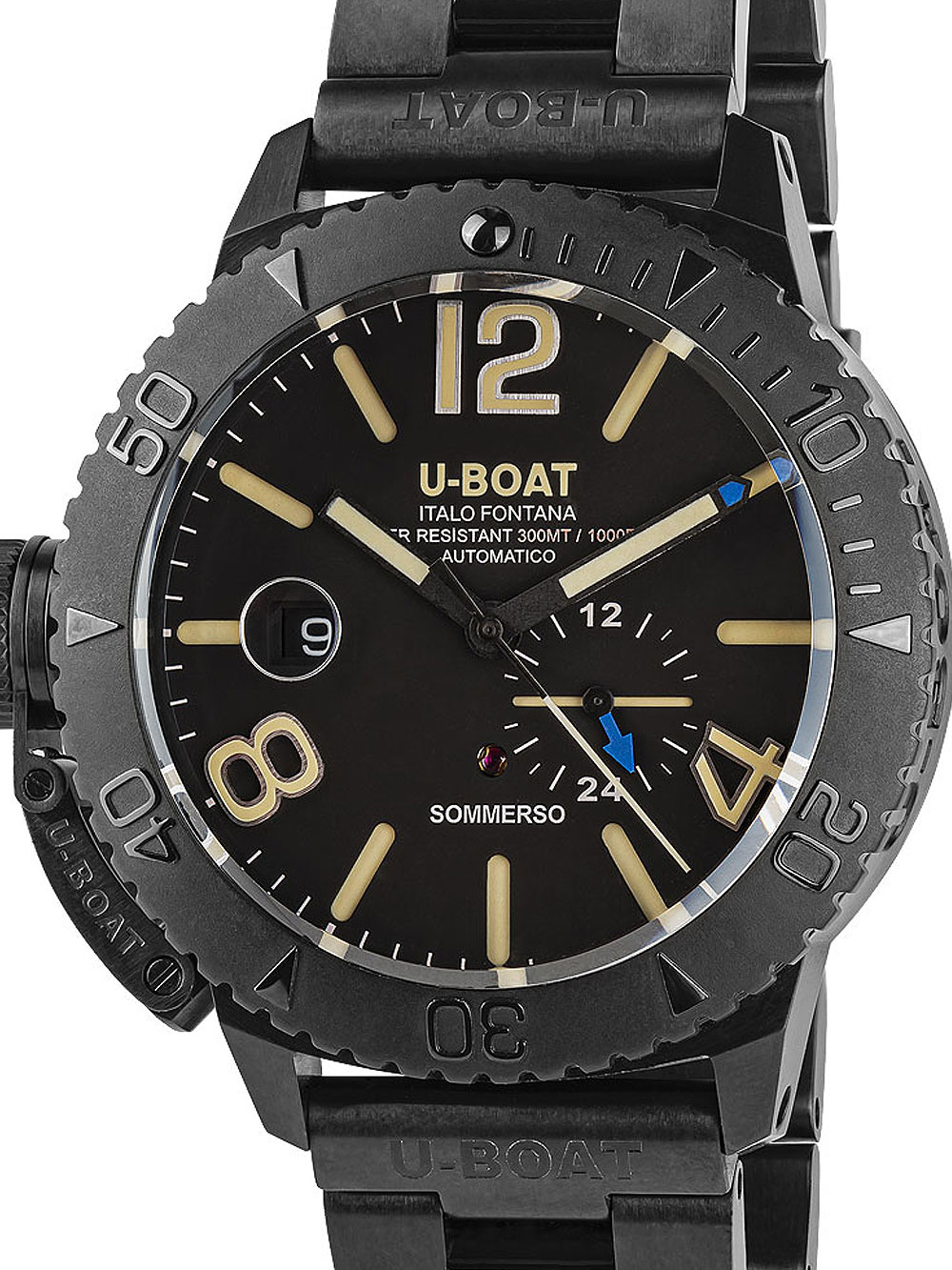 U-Boat 9015/MT Sommerso DLC Automatic Mens Watch 46mm 30ATM