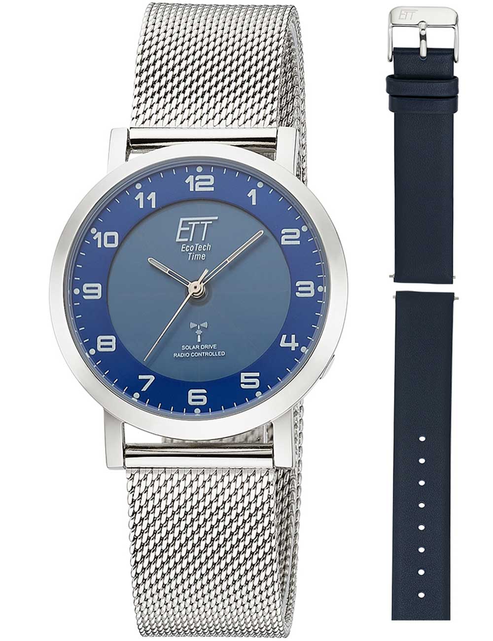 ETT Eco Tech Time ELS-11617-32MS Ladies Watch Atacama Solar Radio Controlled 36mm 5ATM