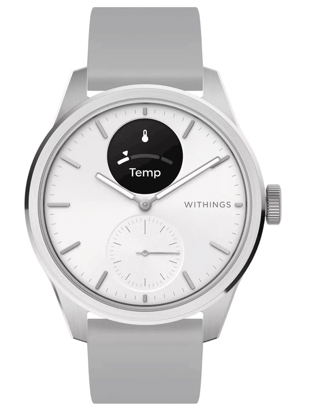 Withings HWA10-model 5-All-Int ScanWatch 2 White 42 mm 5ATM 