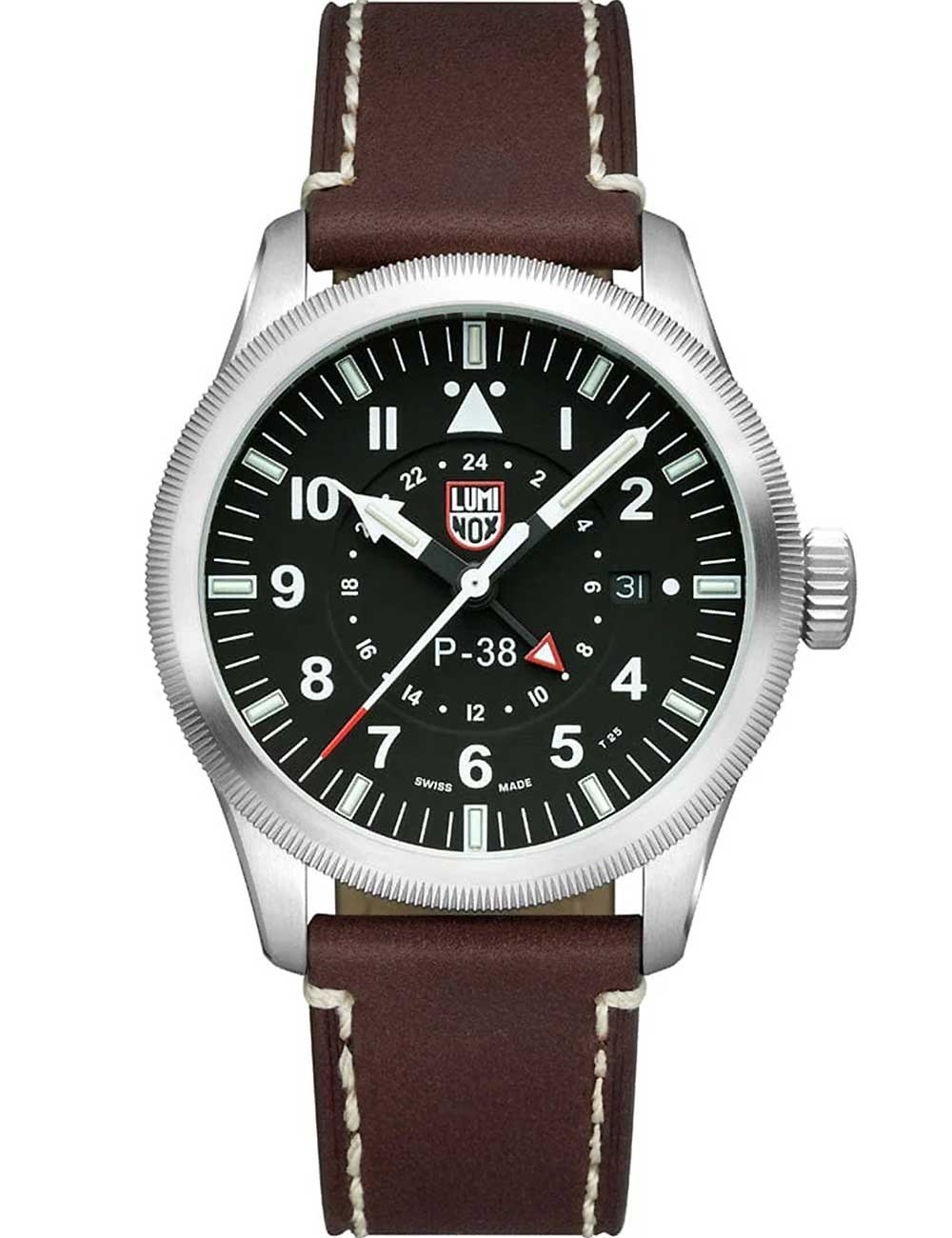 Luminox XA.9521 Mens Watch P-38 Air Pilot GMT 42mm 100M