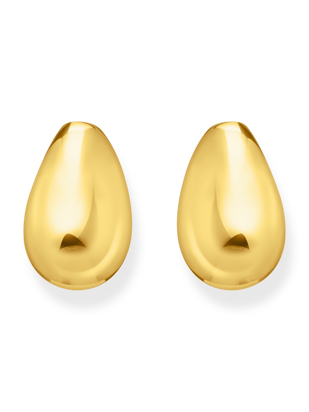 Thomas Sabo H2308-413-39 Bold - Gold-plated Teardrop Ear Studs 21,5 mm Ladies