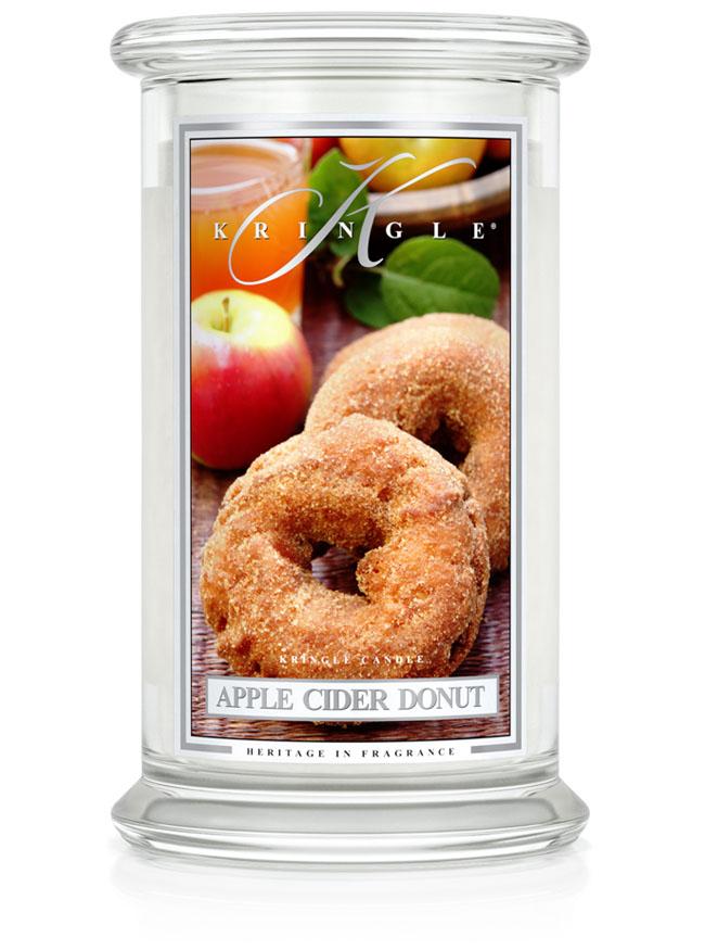 Kringle Candle Apple Cider Donut vonná sviečka veľká 2-knôtová (624 g)