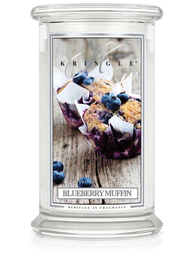 Kringle Candle Blueberry Muffin vonná sviečka veľká 2-knôtová (624 g)