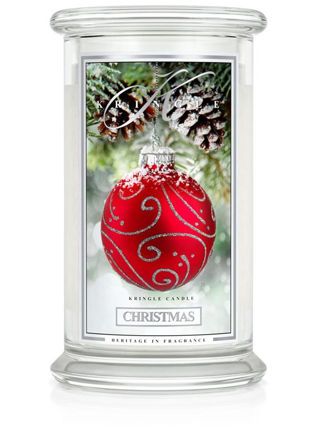 Kringle Candle CHRISTMAS vonná sviečka veľká 2-knôtová (624 g)