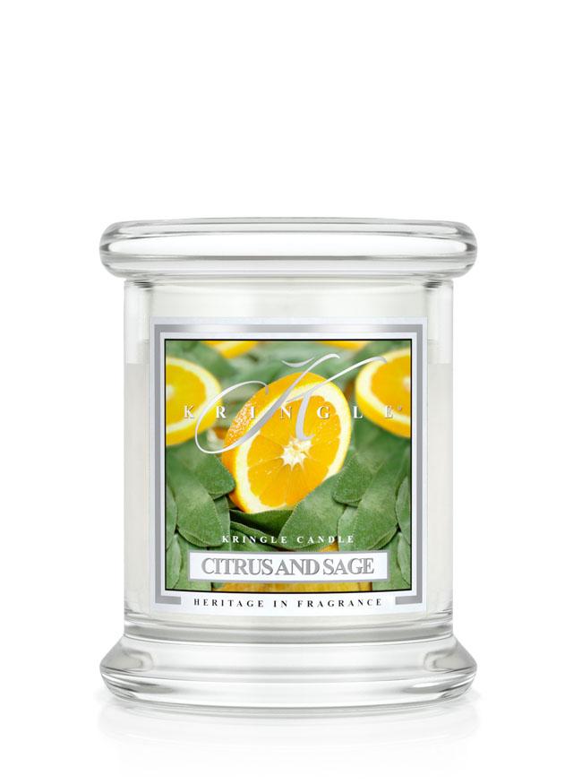 Kringle Candle CITRUS & SAGE vonná sviečka mini 1-knôtová (127 g)