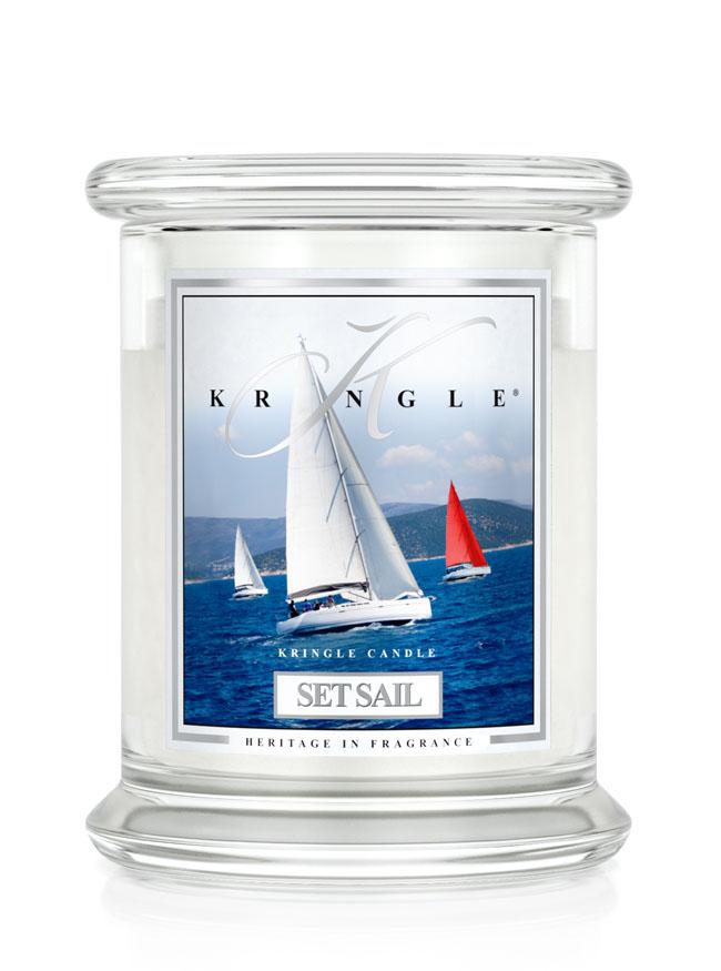 Kringle Candle Set Sail vonná sviečka stredná 2-knôtová (411 g)