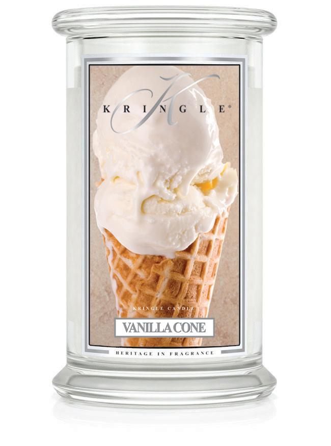 Kringle Candle Vanilla Cone vonná sviečka veľká 2-knôtová (624 g)