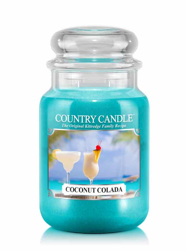 Country Candle Coconut Colada vonná sviečka veľká 2-knôtová (652 g)