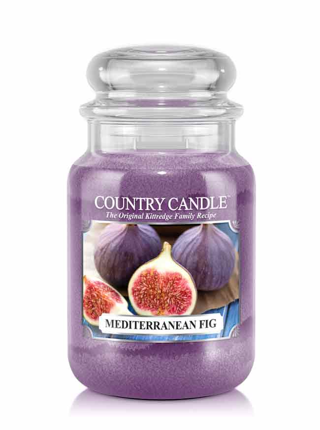 Country Candle Mediterranean Fig vonná sviečka veľká 2-knôtová (652 g)