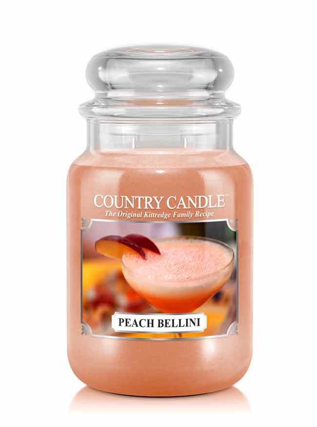 Country Candle Peach Bellini vonná sviečka veľká 2-knôtová (652 g)