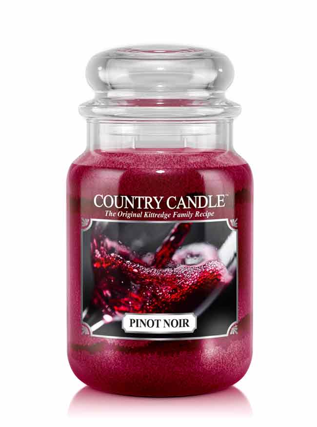 Country Candle Pinot Noir vonná sviečka veľká 2-knôtová (652 g)