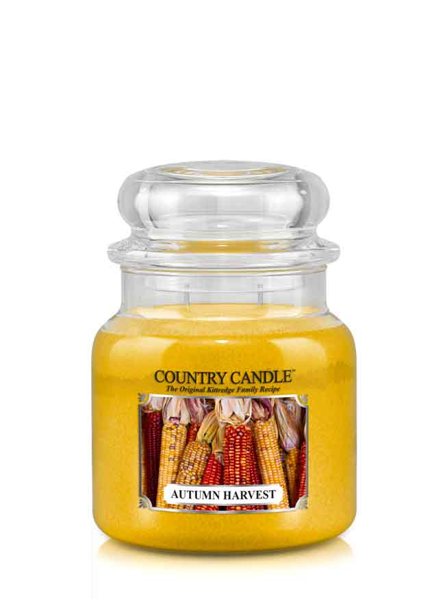 Country Candle Autumn Harvest vonná sviečka stredná 2-knôtová (453 g)