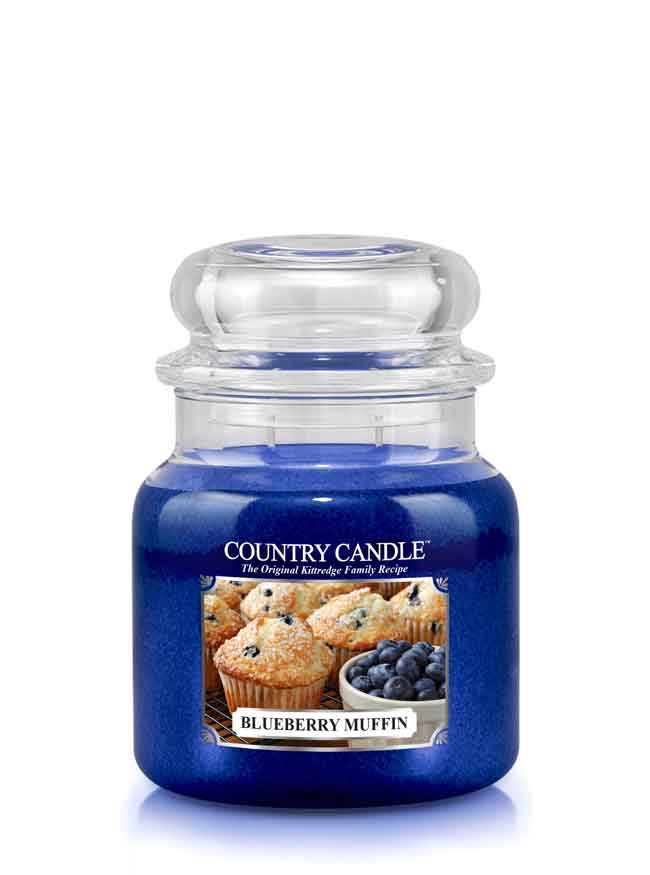 Country Candle Blueberry Muffin vonná sviečka stredná 2-knôtová (453 g)