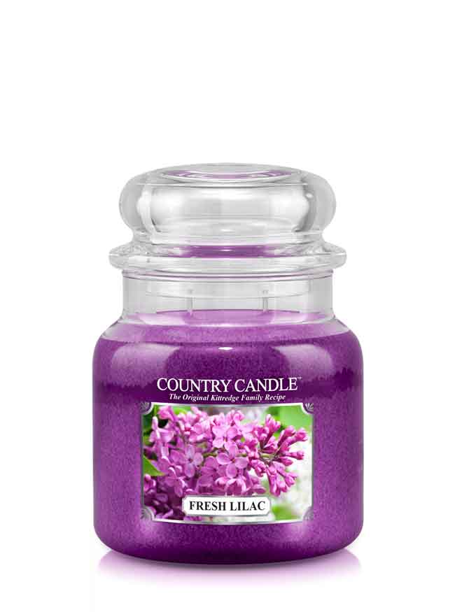 Country Candle Fresh Lilac vonná sviečka stredná 2-knôtová (453 g)