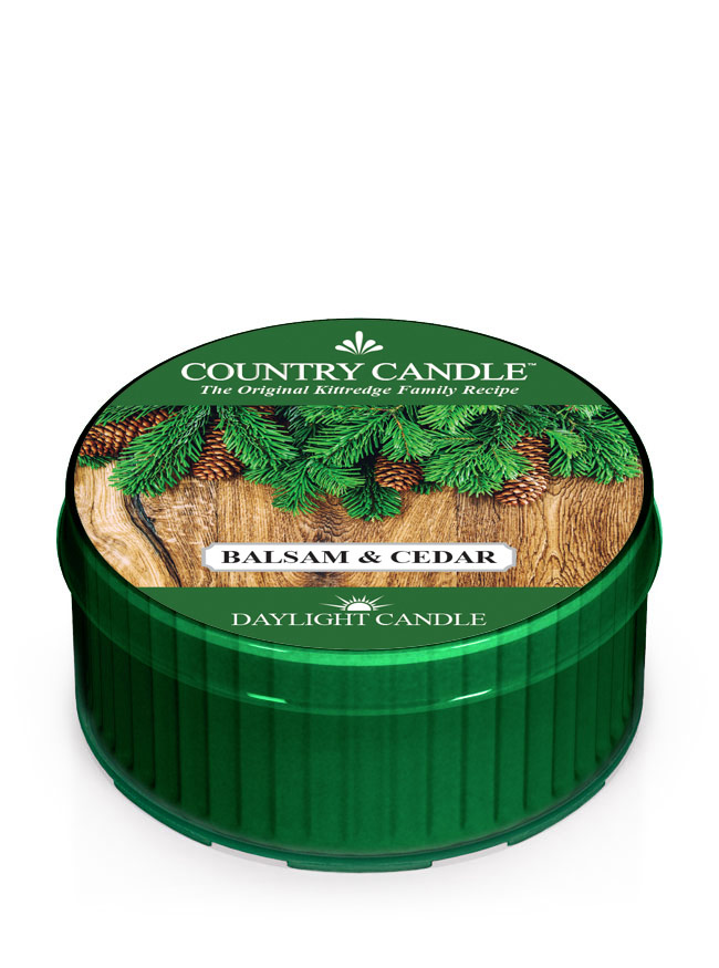 Country Candle Balsam & Cedar vonná sviečka (35 g)