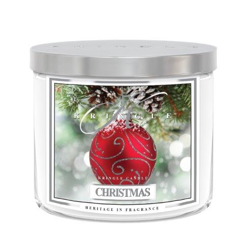 Kringle Candle TUMBLER Christmas vonná sviečka stredná 2-knôtová (411 g)