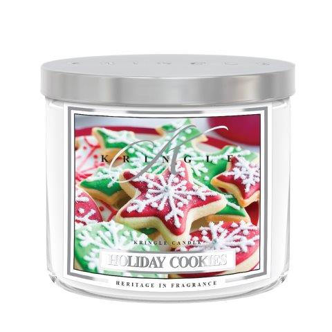 Kringle Candle TUMBLER Holiday Cookies vonná sviečka stredná 2-knôtová (411 g)