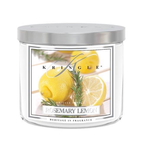 Kringle Candle TUMBLER Rosemary Lemon vonná sviečka stredná 2-knôtová (411 g)