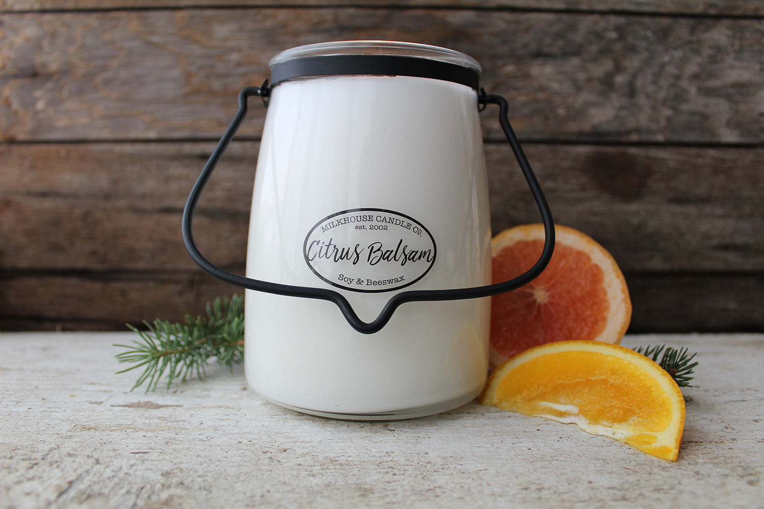 MILKHOUSE CANDLE Citrus Balsam vonná sviečka BUTTER JAR (624 g)