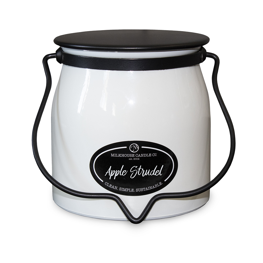 MILKHOUSE CANDLE Apple Stroodel vonná sviečka BUTTER JAR 2-knôtová (454 g)