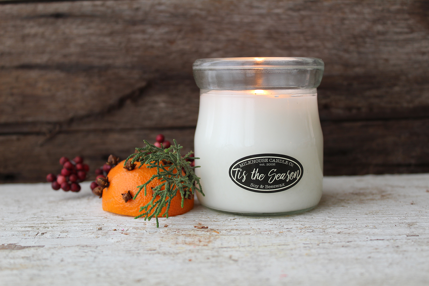 MILKHOUSE CANDLE Tis the Season vonná sviečka CREAM JAR (142 g)