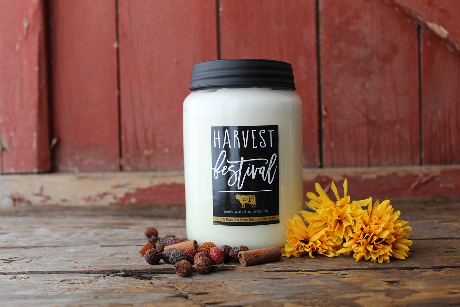 MILKHOUSE CANDLE Harvest Festival vonná sviečka Farmhouse Jar (737 g)