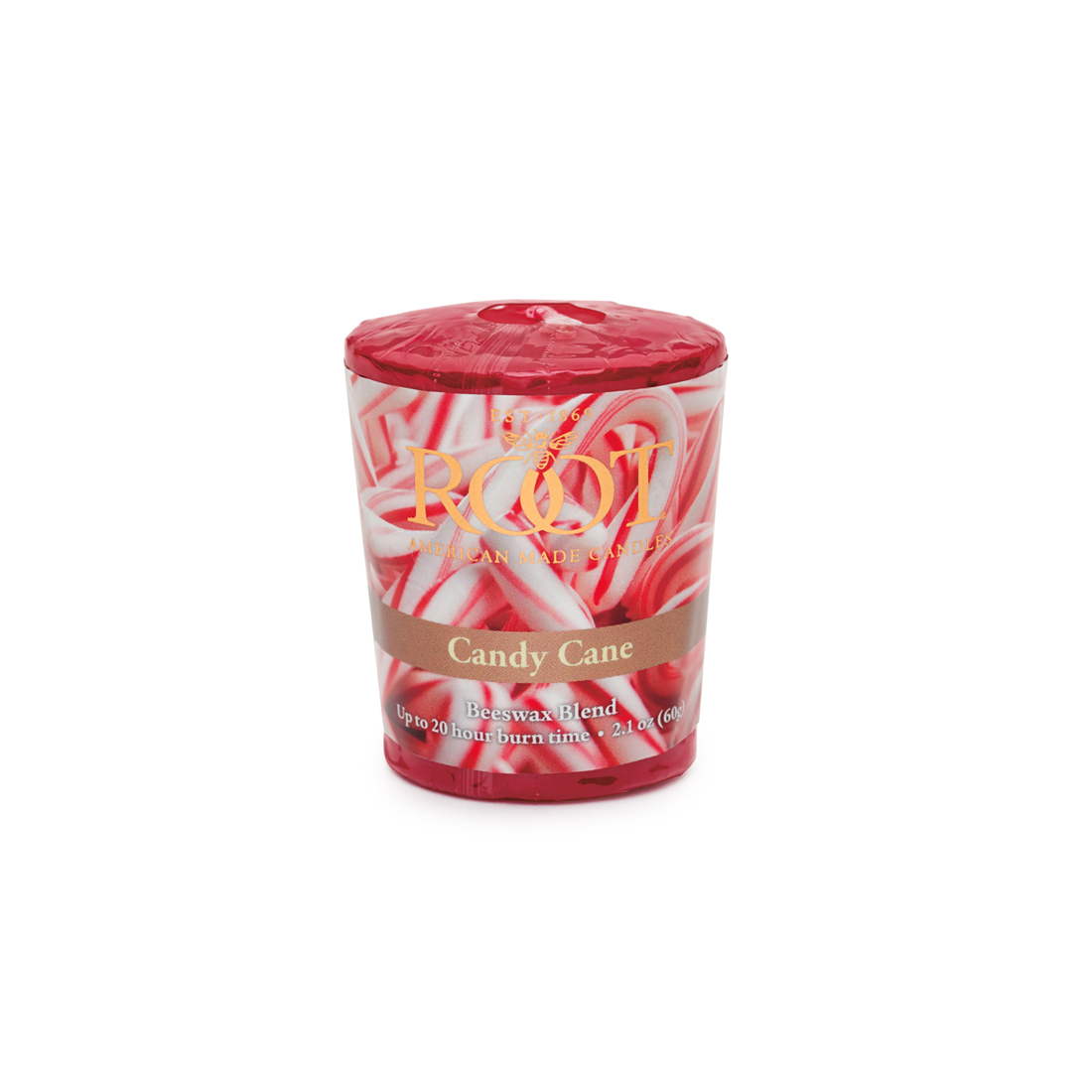 ROOT CANDLES Votivo Candy Cane